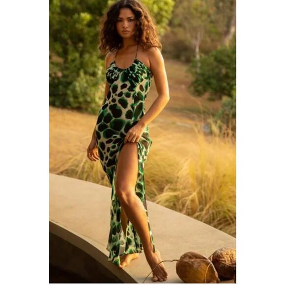 Rat & Boa Dresses & Skirts - Rat & Boa Vivi Maxi Dress Womens Green New Large